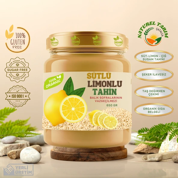 SÜTLÜ LİMONLU TAHİN ( ŞEKER İLAVESİZ ) ürün görseli 1