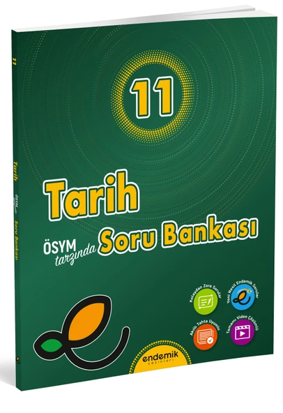 Endemik 2025 11. Sınıf Tarih Soru Bankası ürün görseli 1