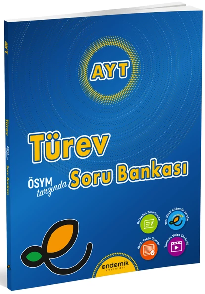Endemik 2025 Ayt Türev Soru Bankası ürün görseli 1