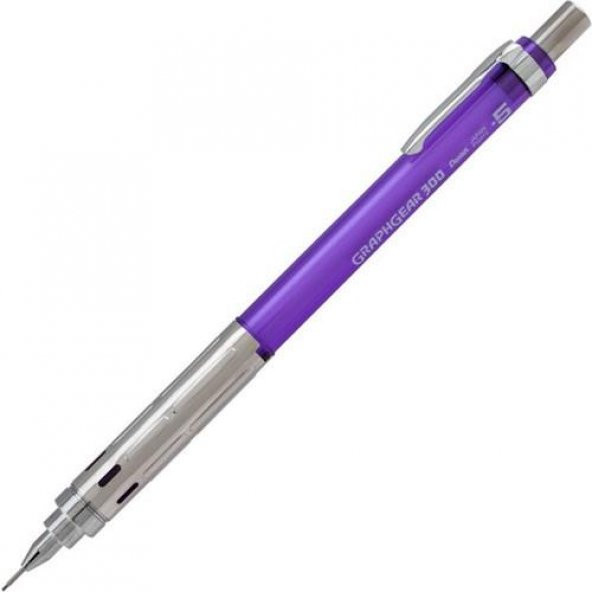 Pentel Teknik Çizim Ve Yazı Versatili 0.5 MM Mor GraphGear 300 ürün görseli 1