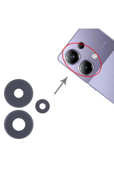 Xiaomi Uyumlu Poco M6 4G Kamera Lensi Cam 2404APC5FG ürün görseli 1