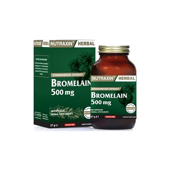 Nutraxin Bromelain 60 Kapsül ürün görseli 1