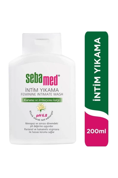 Sebamed İntim Menapoz Ph 6,8 Yıkama Jeli 200 ml ürün görseli 1