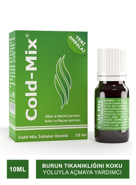Cold Mix İnhaler Damla Yeşil 10 ml ürün görseli 1