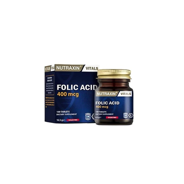 Nutraxin Folic Acid 100 Tablet ürün görseli 1
