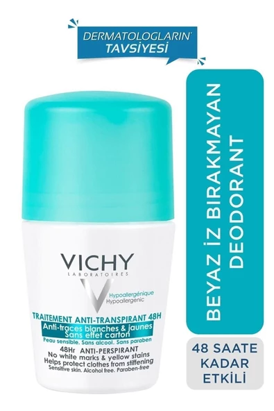 Vichy Deo 48 Saat Etkili Terleme Karşıtı İz Bırakmayan Deodorant  Roll-On 50ml ürün görseli 1