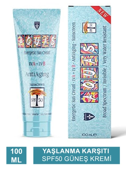 Aquas Yaşlanma Karşıtı SPF50 Güneş Kremi 100ml ürün görseli 1
