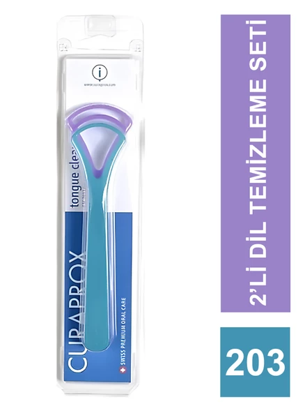 Curaprox CTC-203 Dil Temizleme Aparatı 2'li ürün görseli 1