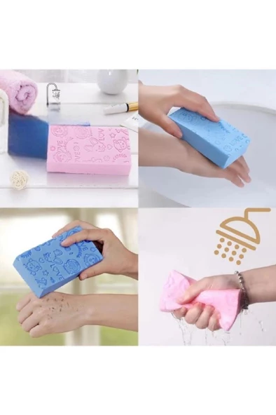 Kir Çıkaran Sihirli Banyo Süngeri Ölü Deri Temizleyici Peeling Sünger Duş Lifi Kesesi Masaj Fırçası ürün görseli 1