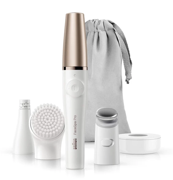 Braun FaceSpa Pro 911 Şarjlı Yüz Epilatörü 3’ü 1 Arada Epilasyon ve Cilt Bakım Seti ürün görseli 1