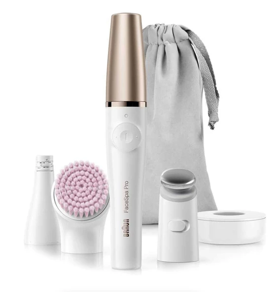 Braun FaceSpa Pro 912 Şarjlı Yüz Epilatörü 3’ü 1 Arada Epilasyon ve Cilt Bakım Seti ürün görseli 1