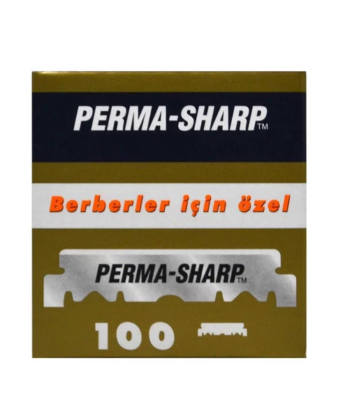 Gillette Permasharp Yarım Jilet 100'lü Kutu Berber Jileti ürün görseli 1