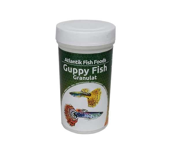 Atlantık Guppy Fısh Granulat 100 Ml ürün görseli 1