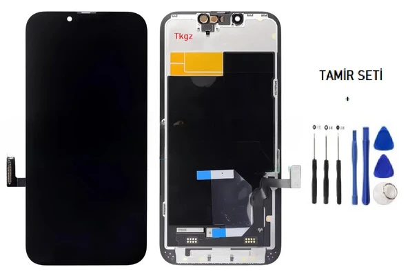 Tkgz - iPhone 13 Uyumlu Lcd Ekran Dokunmatik Orijinal (JK MARKA) + TAMİR SETİ ürün görseli 1
