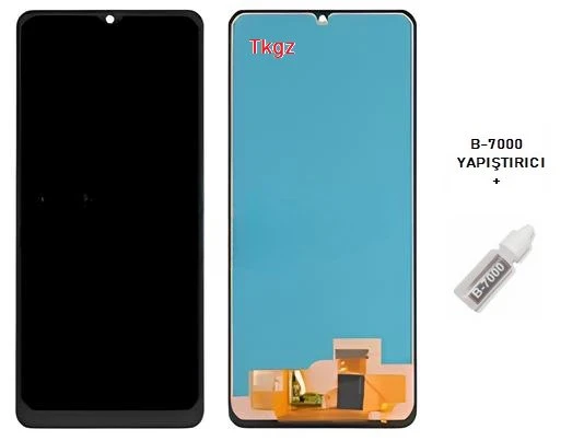 Tkgz - Samsung Galaxy A22  -4G - SM-A225 Uyumlu Lcd Ekran Dokunmatik Orijinal + B-7000 ürün görseli 1