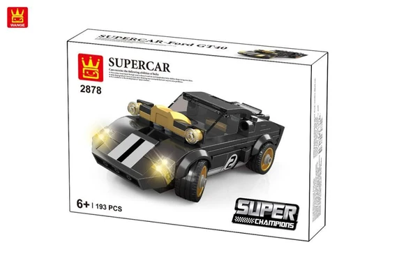 Wange 2878 193 parça super car gt40 ürün görseli 1