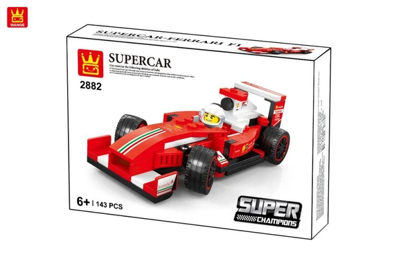 Wange Lego Super Car f1 143 parça 2882 ürün görseli 1