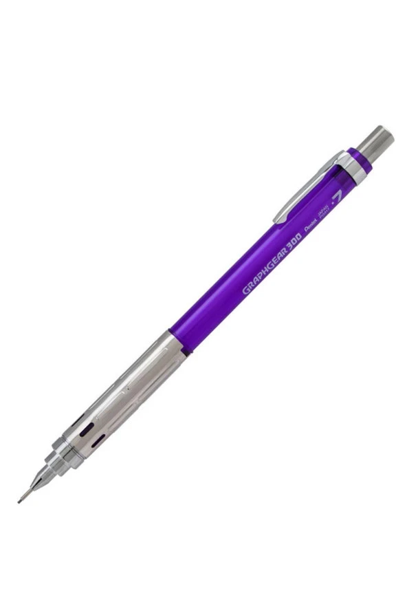 Pentel Teknik Çizim Ve Yazı Versatili 0.7 MM Mor Pentel GraphGear 300 ürün görseli 1