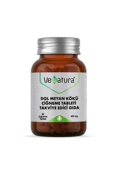 VeNatura Dgl Meyan Kökü 90 Çiğneme Tablet ürün görseli 1