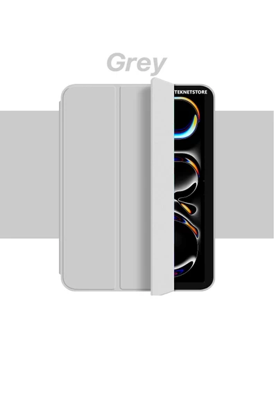 Apple Ipad Pro 11 M4 2024 11 Inç Tablet Uyumlu Flip Smart Standlı Akıllı Kılıf Smart Cover - Resim 6