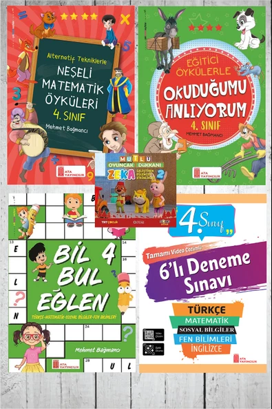 Ata 4.Sınıf Eğlenerek Derslerimi Öğreniyorum Seti - Resim 2