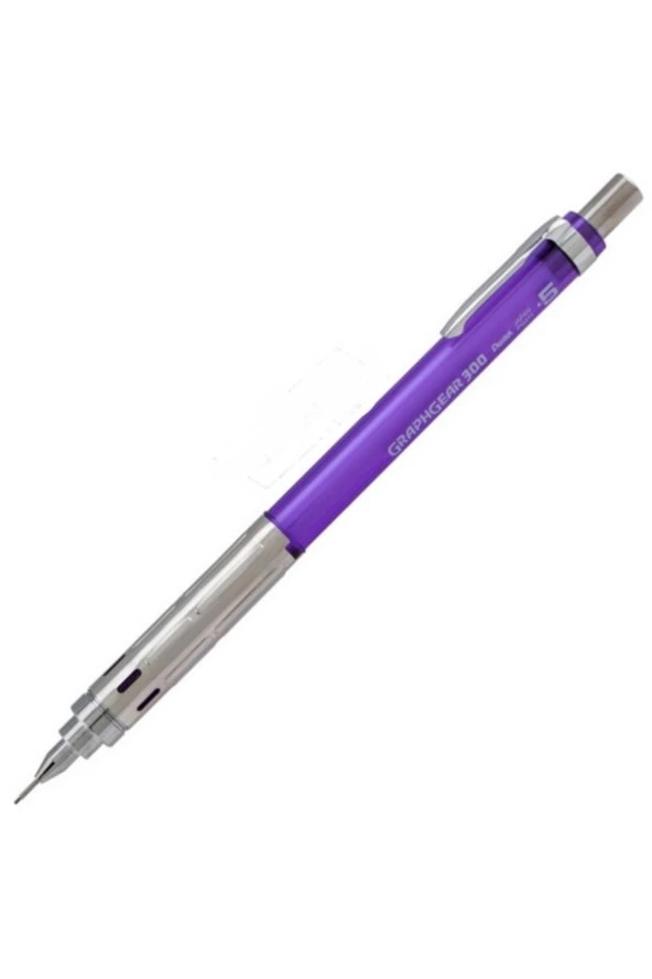Pentel Teknik Çizim Ve Yazı Versatil Kalem 0.5 MM Mor GraphGear 300 ürün görseli 1