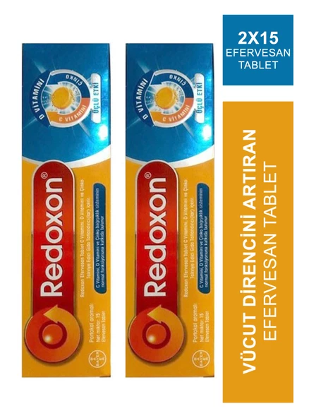 Redoxon 3'lü Etkili 15 Efervesan Tablet 2 Paket ürün görseli 1