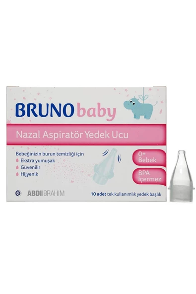 Bruno Baby Nazal Aspiratör Yedek Uç 10'lu ürün görseli 1