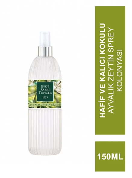 Eyüp Sabri Tuncer Ayvalık Zeytin Çiçeği Kolonyası Sprey 150 ml ürün görseli 1
