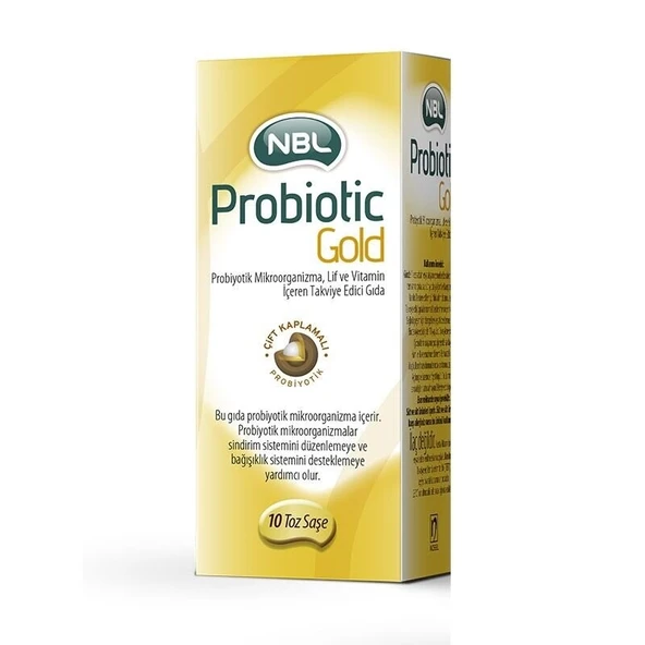NBL Probiotic Gold 10 Stick Saşe ürün görseli 1
