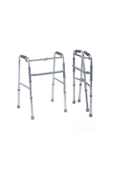 MEDWELT Kraustmann Alüminyum Yürüteç (WALKER) Boy Ayarlı Yürüteç ürün görseli 1