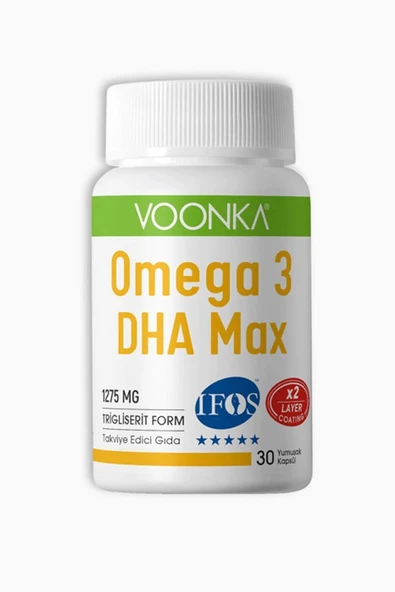Voonka Omega 3 DHA Max 30 Kapsül ürün görseli 1