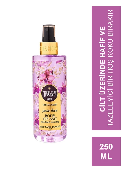 Eyüp Sabri Tuncer Perfume Jewels Pure Love Kadın Vücut Spreyi 250 ml ürün görseli 1