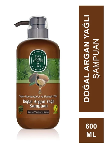 Eyüp Sabri Tuncer Doğal Argan Yağlı Şampuan 600 ml ürün görseli 1