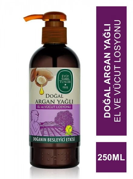 Eyüp Sabri Tuncer Doğal Argan Yağlı El ve Vücut Losyonu 250 ml ürün görseli 1