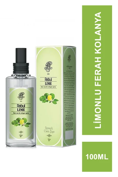 Rebul Lime Sprey Pet Şişe Kolonya 125 ml ürün görseli 1