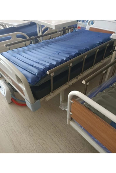EMEK SAĞLIK 2 Motorlu Abs Başlıklı Tabanca Korkuluklu Hasta Karyolası ürün görseli 1