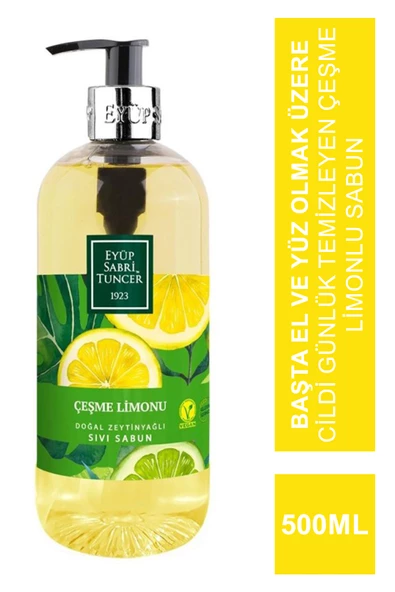 Eyüp Sabri Tuncer Çeşme Limonu Sıvı Sabun 500 ml ürün görseli 1