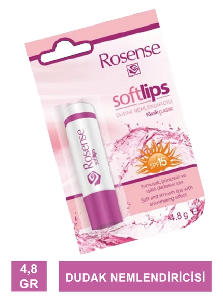 Rosense Soft Lips Dudak Nemlendiricisi 4,8 gr. ürün görseli 1