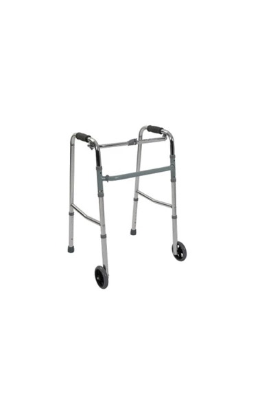 TEKERLEKLİ İSKEMLE W-441 Alüminyum Tekerlekli Yürüteç Walker ürün görseli 1