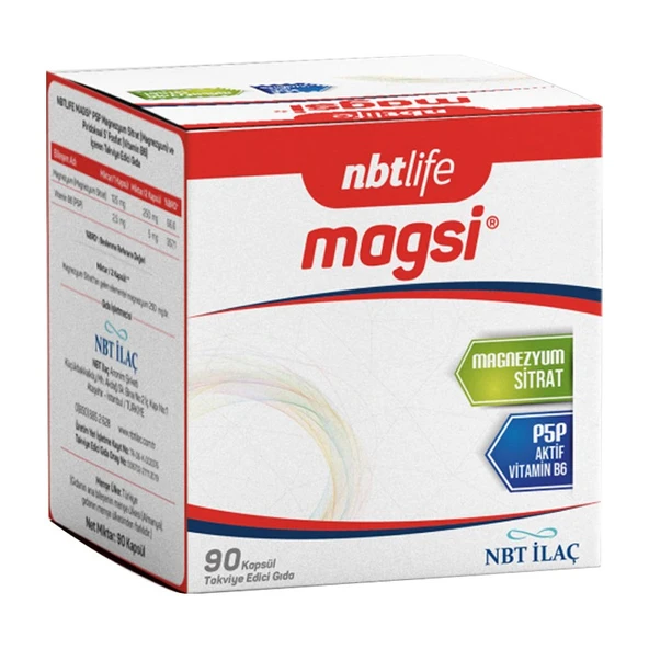 Nbt Life Magsi+P5P 90 Kapsül ürün görseli 1