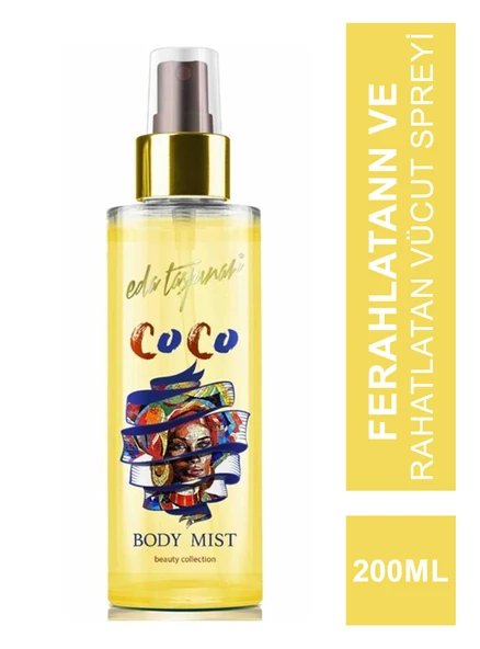 Eda Taşpınar Coco Body Mist Vücut Spreyi 200 ml ürün görseli 1