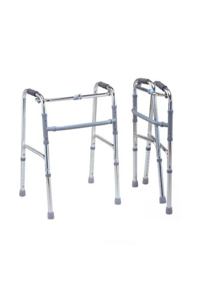 WİTRA Alüminyum Walker Katlanır Yürüteç Metal Kaliteli Volkır Wolker Hasta Yaşlı Medikal ürün görseli 1