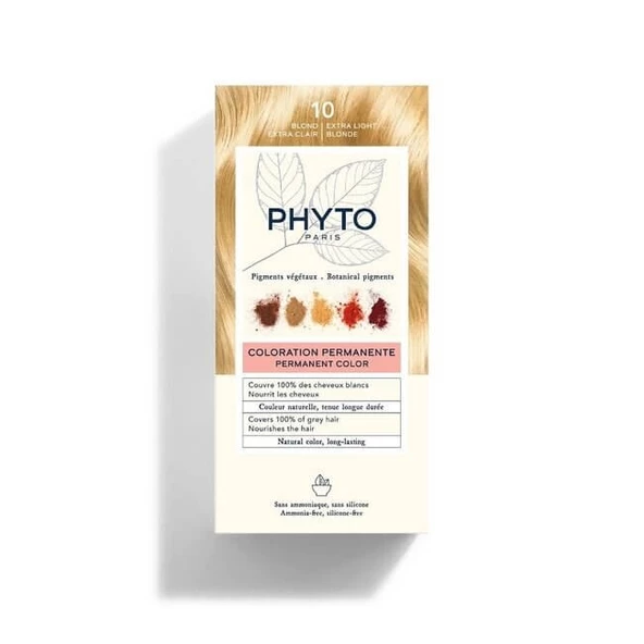 Phyto Color Bitkisel Saç Boyası 10 - Çok Açık Sarı ürün görseli 1