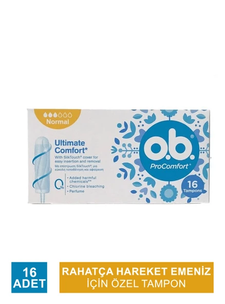 O.B. Pro Comfort Normal Tampon 16 Adet ürün görseli 1