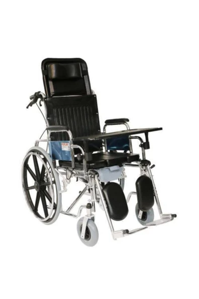 SRS CENTER Poylin P615 Banyo Tuvalet Tekerlekli Sandalye ürün görseli 1