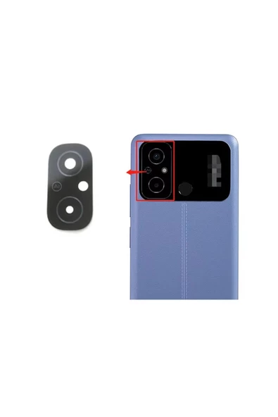 Xiaomi Uyumlu Poco C55 Kamera Lensi Cam 22127PC95I ürün görseli 1