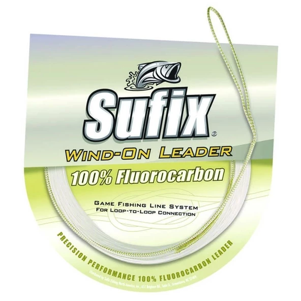 Sufix Wind-on 80 lbs 10m Fluorocarbon Leader Misina 37kg Çeker ürün görseli 1