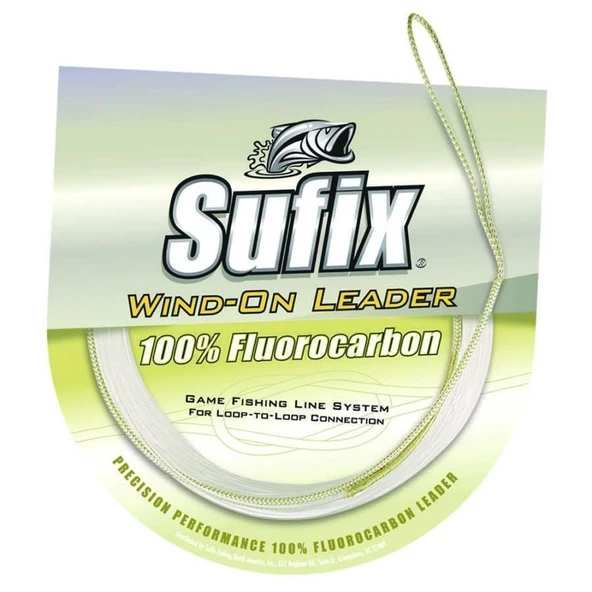 Sufix Wind-on 30 lbs 10m Fluorocarbon Leader Misina 15kg Çeker - Resim 2