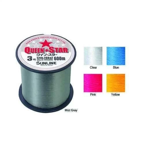 Sunline Queen Star 0.840 mm 600m Gray Monofilament Misina 49.8kg Çeker ürün görseli 1